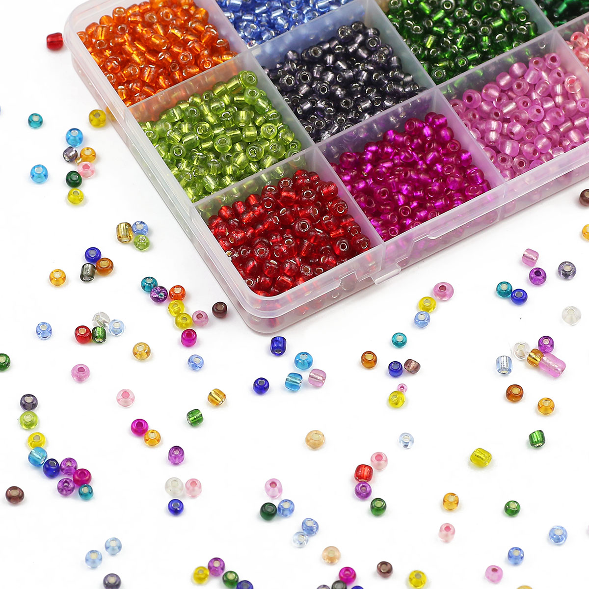 15 Colors Kit Transparent 2/3/ - Glass Seed Beads 2Mm Jewelry Making review and price
