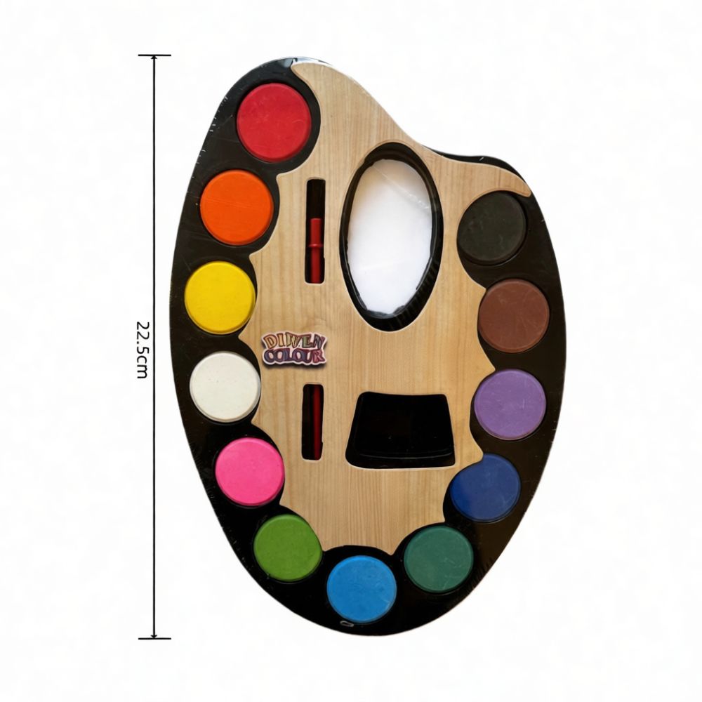 12 Solid Watercolor Pigment Ki - Painting Supplies review and price