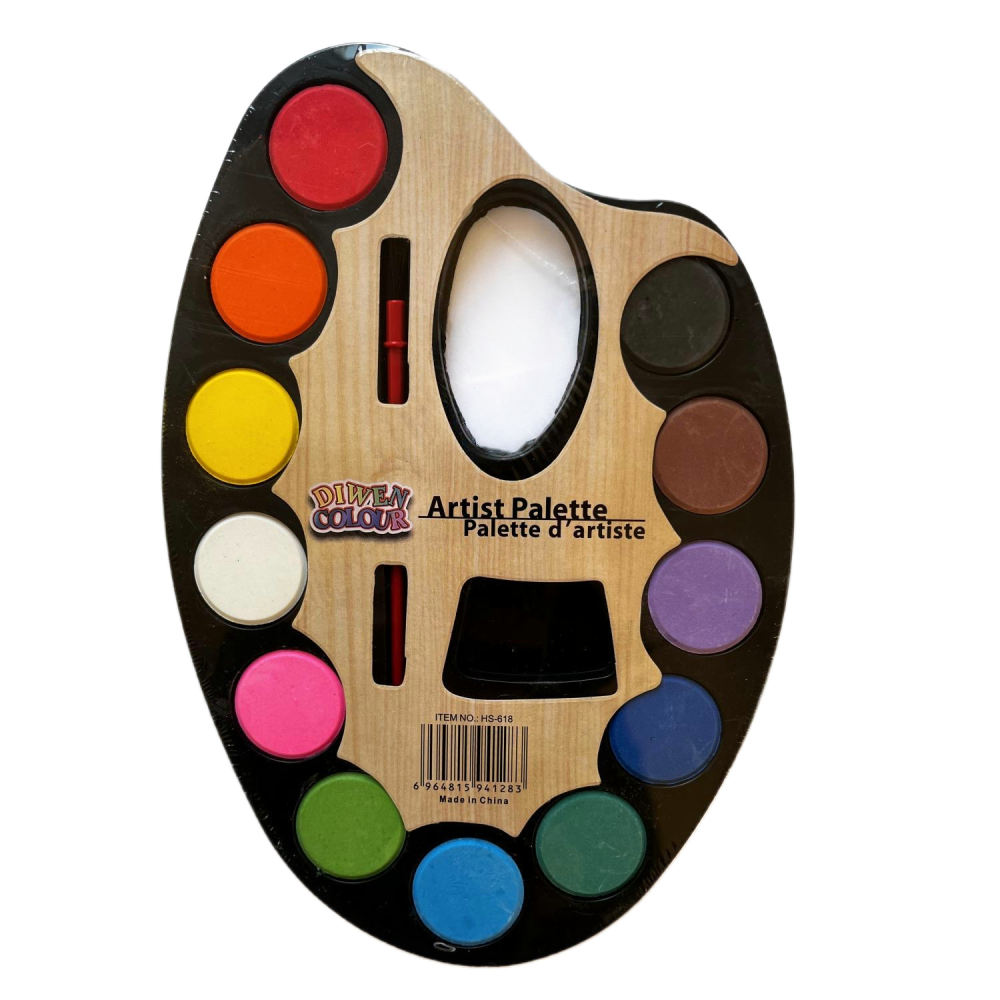 12 Solid Watercolor Pigment Ki - Painting Supplies review and price