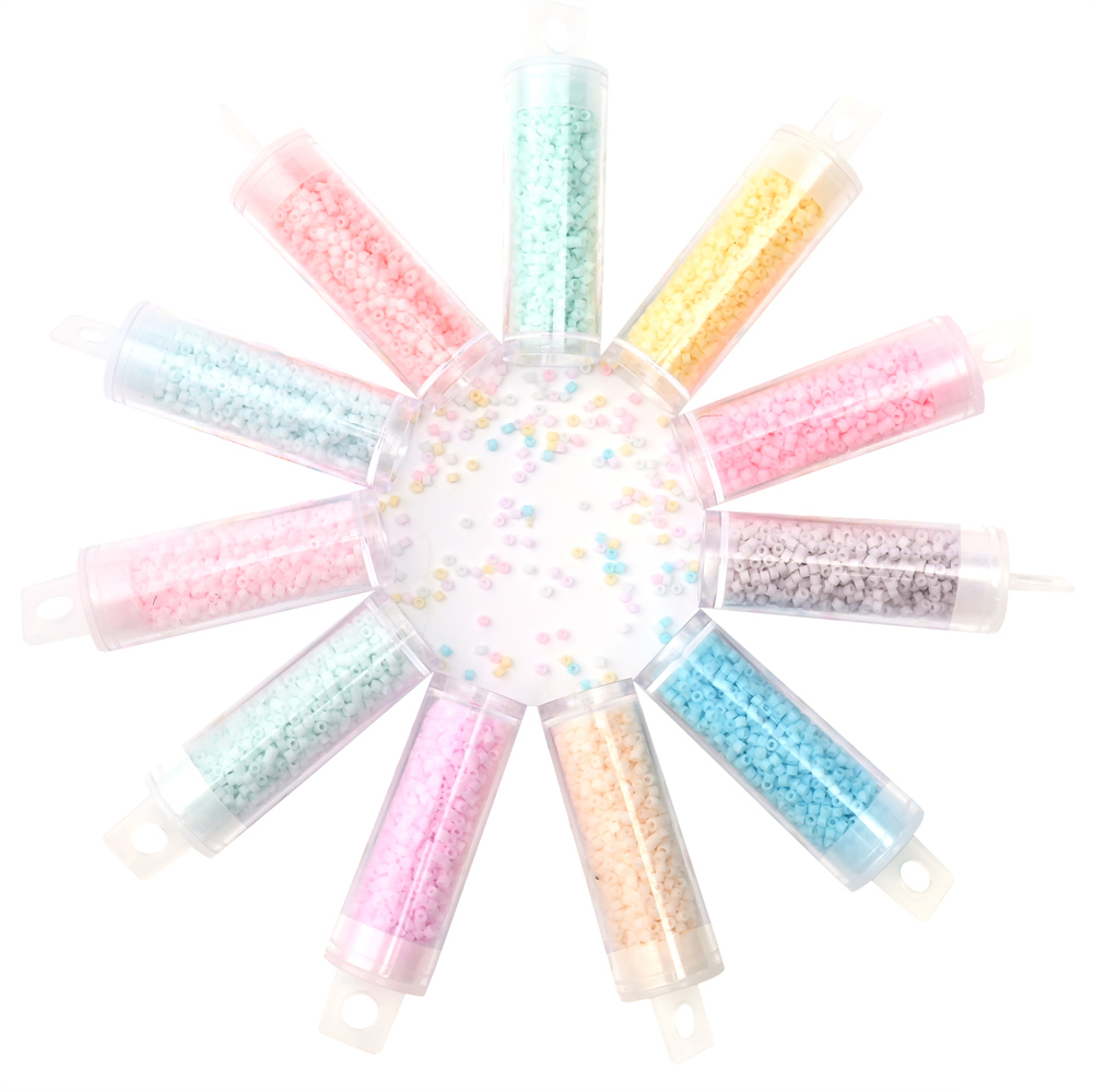 1200pcs 2mm Macaron Small Craf - Glass Seed Beads 2Mm Jewelry Making review and price