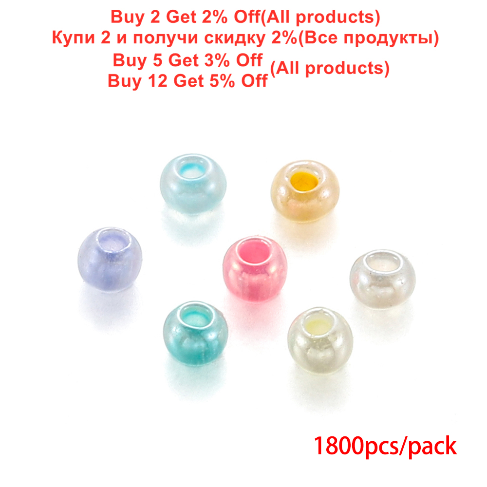 1000/1800Pcs 2mm Candy Color C - Glass Seed Beads 2Mm Jewelry Making review and price