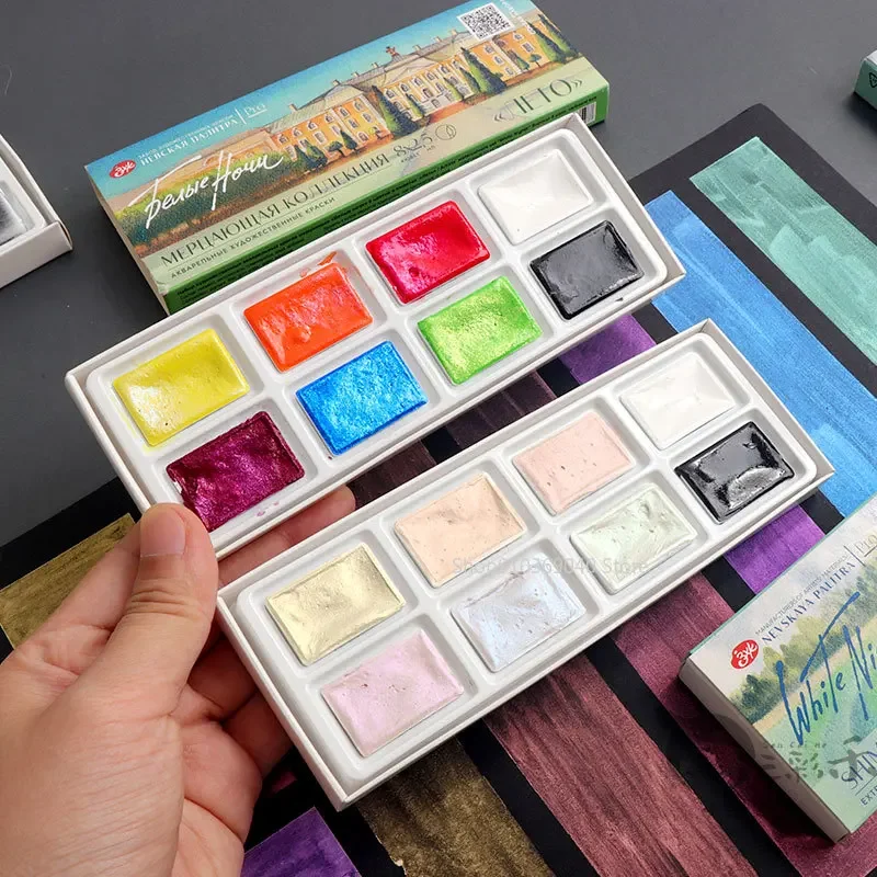 2024 New White Night Master So - Watercolor Paint Set Solid Pigment review and price
