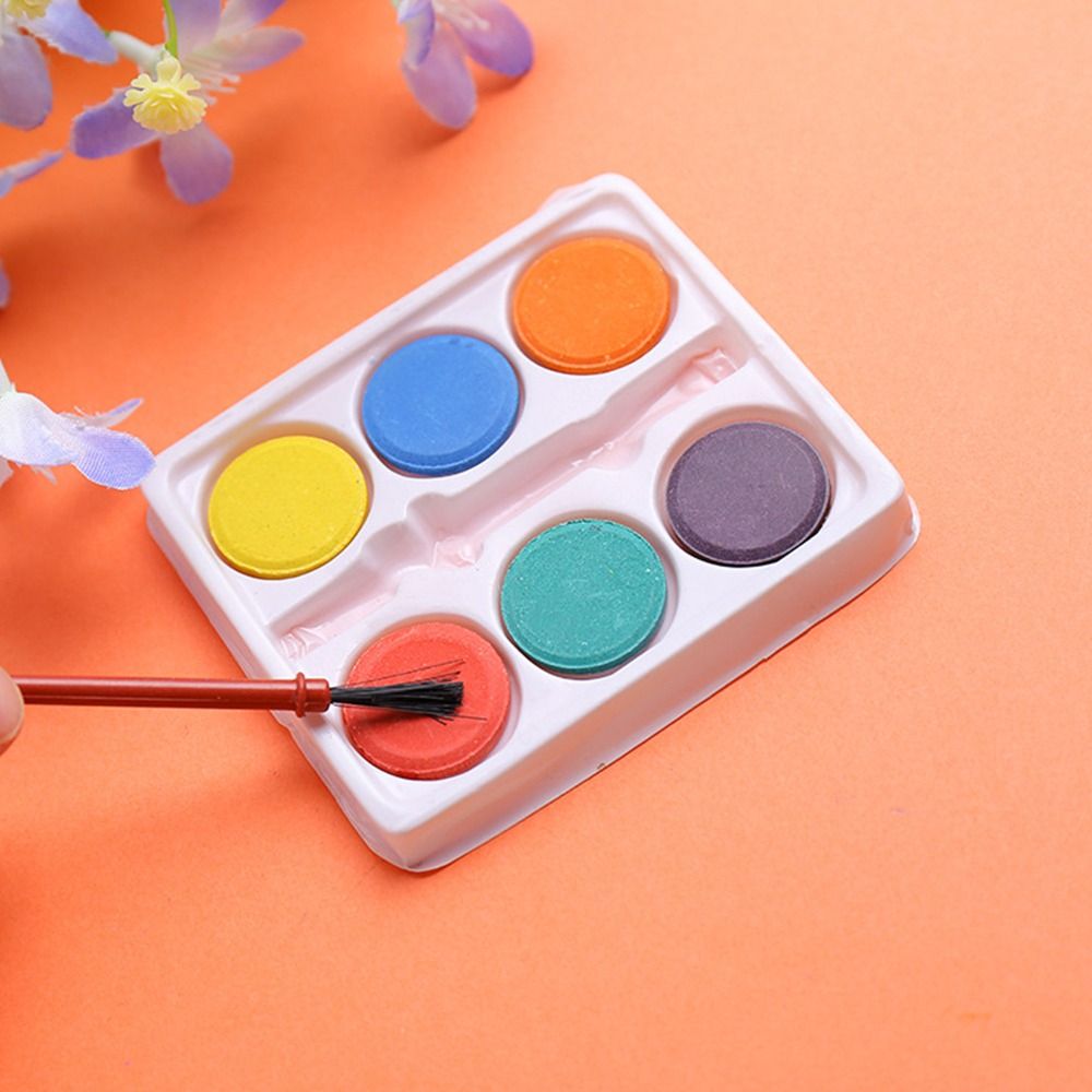 Portable with Painting Brush W - Watercolor Paint Set Solid Pigment review and price