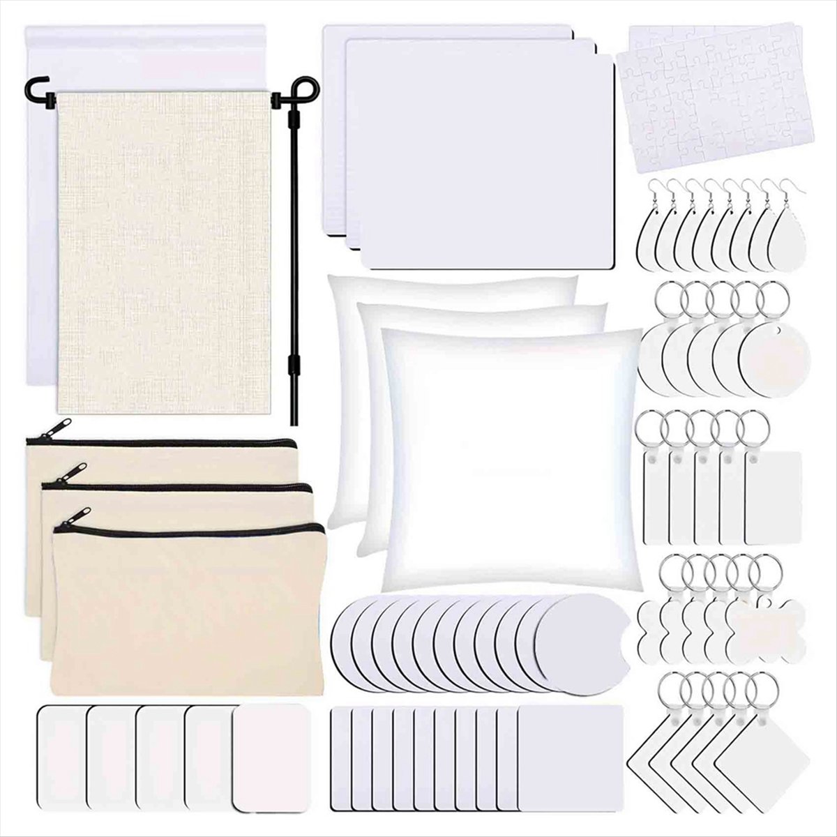 ABNH 128 PCS Sublimation Blank - Craft Tools review and price