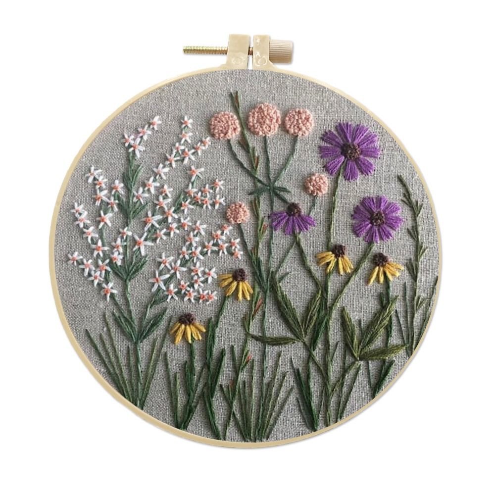 Flower Pattern DIY Embroidery  - Cotton Embroidery Thread Skeins review and price