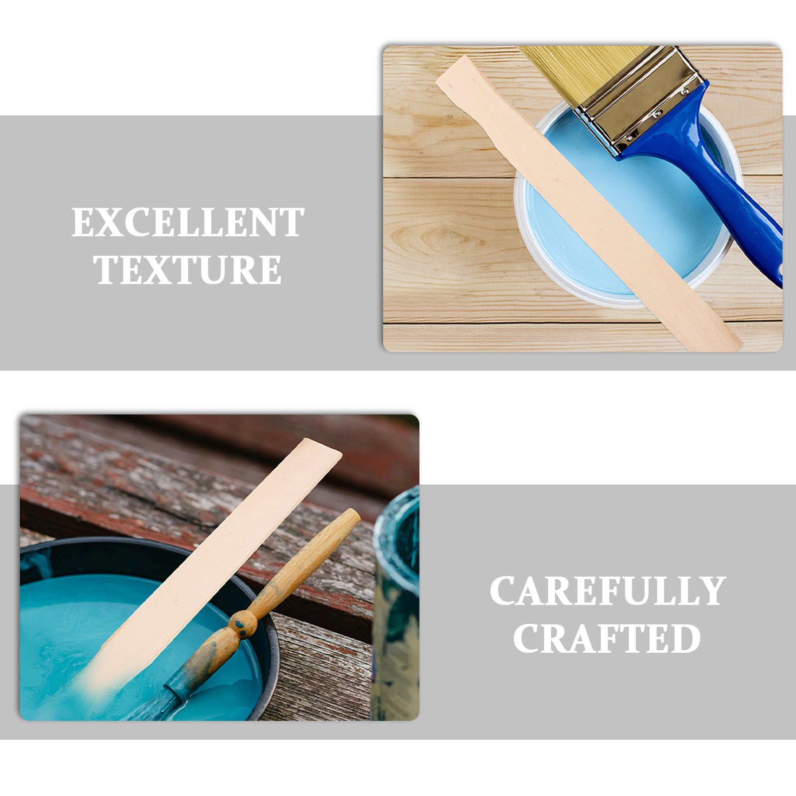 50Pcs Wooden Paint Stir Sticks - Craft Tools review and price