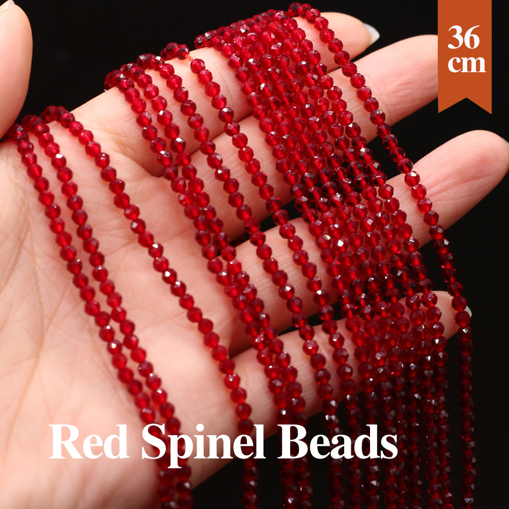 10 Strands Natural Red Spinel  - Glass Seed Beads 2Mm Jewelry Making review and price